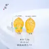 Pu Zuoqiang Color-Preservante Arena Antigua Oro DIY Accesorios Ganesha Zakhiram Gato Agujero Pasante Pulsera de Cuentas para Mujeres