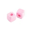Cuentas Cuadradas Acrílicas de Color Sólido Cuentas Cuadradas Cuentas Sueltas Cuentas Espaciadoras para DIY Material para Pulseras Accesorios de Joyería
