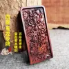 Token de madera de azufaifo por rayo natural Token de los Cuatro Santos Cinco Dragones Token de los Cinco Cuadrados Joyería para el Hogar Token de los Cinco Dragones Tallado