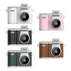 Câmera de polegar infantil para tirar fotos e vídeos, câmera digital pequena, mini câmera, câmera CCD portátil