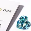 Piedras sueltas de moissanita en forma de corazón de colores en color D, rosa, amarillo, azul, rojo, gemas de moissanita accesorios para joyería al por mayor