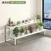 Soporte de Flores para Balcón Multicapa Suculentas Patio de Pie Multicapa Tipo Escalera Impermeable a Prueba de Óxido Interior Exterior Soporte de Flores de Hierro Forjado
