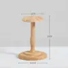 Suporte de Chapéu de Mesa Loja de Roupas Exibidor de Chapéus Manequim de Exibição Modelo Feminino Adereços Pacote de Peruca Cabeça de Tecido Cabeça de Manequim Joias
