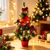 Decoraciones para Árbol de Navidad, Venta Directa del Fabricante, Mini Árboles Artificiales, Mini Decoraciones, Regalos Navideños Familiares 60cm
