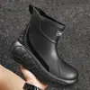 Botas de Lluvia de Moda Transfronterizas para Hombre, Zapatos de Pesca Impermeables para Exteriores, Zapatos Acuáticos Versátiles, Zapatos de Cocina Antideslizantes, Zapatos de Goma Cómodos de Suela Blanda para Hombre