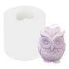 Molde de Silicona para Vela Aromática de Búho Wenxin DIY Hecho a Mano Animal Yeso Herramienta de Molienda Venta al por Mayor Molde de Pellizco DIY