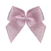 6 Colores 3 Puntos Nudo de Mano Mariposa 8D07Kk Flor de Yao Mingfei Decoración 26*25mm Ropa Accesorios para el Cabello Lazo de Trama Plateada