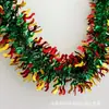 Decoración Navideña Cuchillo Curvo con Bordes de Colores, Guirnalda, Tiras de Colores, Tiras de Lana, Suministros Festivos, Celebraciones de Fiesta, Venta al por Mayor de Fabricantes