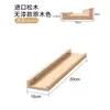 Estantes premium de madera maciza para montaje en pared para comedor y cocina, tableros de almacenamiento para montaje en pared, estantes para montaje en pared, estantes rectos