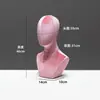Accesorios de Maniquí para Pelucas, Soporte para Sombreros, Cabeza de Maniquí, Soporte para Exhibición de Joyería, Soporte para Collares, Cabeza de Maniquí con Agujeros para Pines