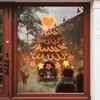 Decoración Navideña Pegatinas de Ventana sin Costuras Calcomanías para Ventanas de Vidrio Pegatinas de Decoración para Ventanas Pegatinas Navideñas Estáticas Nuevos Productos de Amazon