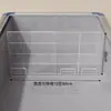 Refrigerador de estilo rejilla para supermercado con compartimentos de congelación y almacenamiento en capas de un solo lado, partición de congelador comercial