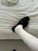 Los calcetines favoritos del otoño - combinados con calcetines de algodón de fibra larga ligeros de 40 hilos hasta la mitad de la pantorrilla en estilo retro gris de Birkenstock para el postparto