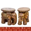 Banqueta de Elefante para Sala de Estar em Casa, Ornamento de Elefante que Atrai Fortuna, Banqueta para Trocar Sapatos, Pode Ser Usada como Item de Boa Sorte na Entrada, Banqueta que Atrai Fortuna