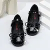 Zapatos Planos de Princesa para Niñas 2026 Otoño Nuevo Estilo Zapatos de Cuero de Suela Suave para Niña Pequeña