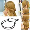 Accesorios para el cabello populares de Corea del Sur, elegante recogido, diadema con doble banda de goma, banda para el cabello trenzada, horquilla ajustable de varios estilos