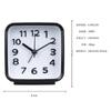 Despertador Cuadrado Simple Despertador para Estudiantes Reloj de Dormitorio Reloj de Noche Reloj Creativo Reloj de Escritorio Reloj de Mesa Grande