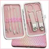 Conjunto de Cortadores de Unha 18 Peças Aparador de Sobrancelhas Ferramenta de Manicure Conjunto de 15 Peças Verde Matcha Aço Inoxidável Faca de Pedicure Cortadores de Unha