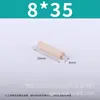 Taco de Madera con Veta Diagonal M6M8M10 Conector para Muebles Tapón Redondo de Madera Tres-en-Uno Espiga de Madera Decoración Cuña de Madera Taco de Madera Clavo de Madera