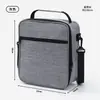 Bolsa de Almuerzo de Gran Capacidad Bolsa Térmica de Doble Capa Tela Oxford Portátil con Asa Bolsa de Hielo Portátil para Viajes al Aire Libre Picnic