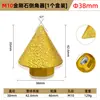 Broca de Diamante Hexagonal para Taladro Manual, Cabezal de Rectificado, Pulido, Lima Rotatoria Soldada, Herramienta de Rectificado y Recorte de Bordes