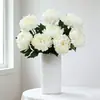 Buquê de crisântemos artificiais de haste única para decoração de cena, crisântemo em camadas de alta qualidade, crisântemo de seda dourada, flores artificiais para casamento