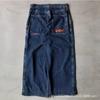 Tendencia de Celebridad de Internet Harajuku Hip-Hop Cráneo Retro Streetwear Jeans Jnco Y2K Jeans para Hombre Venta al por Mayor