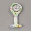 Venta al por mayor directa de fábrica, reloj de enfermera de silicona, reloj de enfermera de silicona con transferencia de agua, color del reloj de enfermera, reloj de enfermera