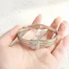 Nueva pulsera especial de acero de titanio de moda europea y americana para mujer, personalidad abierta, temperamento, moda versátil, pulsera para mujer