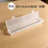 Caja de almacenamiento de pinceles transparente, caja de herramientas de arte portátil, caja de almacenamiento de pintura de caligrafía, caja portátil de gran capacidad, venta al por mayor