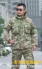 Chamarra de camuflaje resistente al desgaste para invierno, para exteriores, impermeable, estilo táctico, abrigo cálido, adecuada para el entrenamiento físico y ejercicios tácticos de estudiantes universitarios