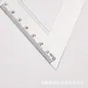 Protractor Triangular de 14cm Conjunto de Réguas de Plástico Conjunto de Papelaria Transfronteiriço