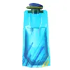 Botella de Agua Deportiva para Ciclismo al Aire Libre, Taza de Agua Portátil para Montañismo, Bolsa de Almacenamiento de Agua de Plástico PE, Promoción de Regalo, Bolsa de Agua Plegable
