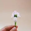 Enfeites de Flores Artificiais Mini Esmaltadas Zibo Decoração de Casa Artesanato Esmaltado Boshan Enfeites para Mesa de Escritório