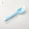 Garfo, Colher, Garfo de Frutas, Colher de Sobremesa Descartáveis Espessos, Talheres de Plástico para Bolo, Garfo e Colher, Embalados Individualmente