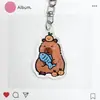 Llavero de Acrílico Personalizado para Cobaya Japonés y Coreano Capibara Lindo Divertido Divertido Pequeño Regalo Llavero Colgante Decorativo