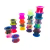 Amazon Aliexpress Brinco de Pressão Silicone Piercing Expansor de Orelha Cor Mista Borda Reta Arredondada Expansor de Orelha de Silicone Joia