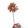Ramo Único 8 Pontas Espuma Espinho Fruta Flor Artificial Flor Falsa Decoração Suave para Casa Casamento Hotel Fotografia Materiais para Arranjo Floral