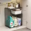 Estante debajo del mueble del baño, lavabo debajo del lavamanos, mueble de baño, estante de varios niveles, caja de almacenamiento para gabinete de cocina, canasta extraíble