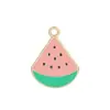Accesorios de aleación de arcoíris de dibujos animados para bricolaje, colgantes de aceite de gota múltiple, colgantes para collares, pendientes, llaveros, material de accesorios