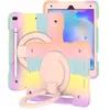 Capa Protetora para iPad Silicone Anti-Queda 9ª Geração 10.2 polegadas Capa para Tablet Apple Bolsa Infantil Suporte Horizontal e Vertical Colorida