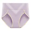 Ropa interior nueva de cintura alta para mujer, alta elasticidad, antibacterial, entrepierna de grafeno, transpirable, cadera, triángulo para mujer