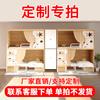 Litera cápsula espacial, cama alta y baja, litera para dormitorio escolar, litera de madera maciza para alojamiento familiar, personalización