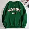 Sudadera con Estampado de Letras, Sudadera Casual de Cuello Redondo, Invierno y Otoño, Ropa para Mujer.