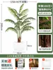 Palmera Areca Artificial Grande de Lujo de Gama Alta, Planta Verde, Árbol Falso, Planta de Bambú Cola de Fénix para Decoración de Paisajismo Tropical de Interiores