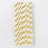 Canudos de Papel Canudos de Papel Descartáveis Canudos de Papel Coloridos com Hot Stamping Canudos de Papel Artístico Bebidas Chá de Leite Canudos Biodegradáveis Amazon