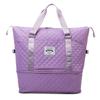 Mochila de Viagem de Ombro Duplo Estilo Coreano Grande Capacidade Bolsa de Armazenamento de Bagagem para Estudantes Expansível Separação Úmido e Seco Bolsa de Embarque para Esportes Fitness