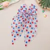 Grampo de Cabelo com Laço de Rede de Natal Padrão Papai Noel Floco de Neve Adorno de Cabeça Festivo Acessórios de Cabelo Doces Europeus e Americanos para Crianças