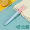 Estudiantes sujetando un bolígrafo con postura positiva y presionando un bolígrafo de 0.38 mm pueden reemplazar la bolsa de tinta alto valor de color escritura aprendizaje caligrafía escritura tarea