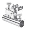 Acessórios cadeira de pesca suporte de três peças suporte de pistola dupla suporte de proteção de peixes assento isca rack reforçado aço inoxidável suprimentos de equipamentos de pesca